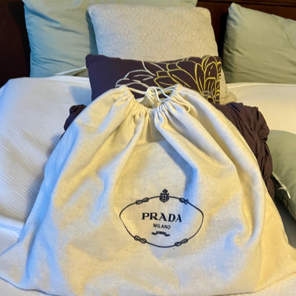 Authentic Prada Reversible|Canvas|Nylon Tote Bag. - image 5